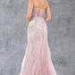Stone Dangles Strap Sheath Party Dress by Cinderella Couture USA AS8192J