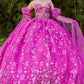 Off Shoulder Puff Sleeve Quinceanera Dress by Cinderella Couture USA AS8210J