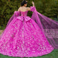 Off Shoulder Puff Sleeve Quinceanera Dress by Cinderella Couture USA AS8210J