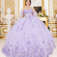 Off Shoulder Puff Sleeve Quinceanera Dress by Cinderella Couture USA AS8210J