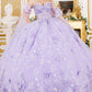 Off Shoulder Puff Sleeve Quinceanera Dress by Cinderella Couture USA AS8210J