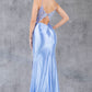 Sequin Floral V-Neckline Party Dress by Cinderella Couture USA AS8213J