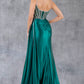 Beaded Illusion V-Neckline Sheath Party Dress by Cinderella Couture USA AS8219J