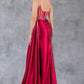 Beaded Illusion V-Neckline Sheath Party Dress by Cinderella Couture USA AS8219J