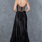 Beaded Illusion V-Neckline Sheath Party Dress by Cinderella Couture USA AS8219J