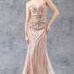 Strapless Sweetheart Neckline Party Dress by Cinderella Couture USA AS8221J