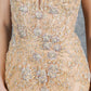 Plunging Neckline Leg Slit Mermaid Party Dress by Cinderella Couture USA AS8241J