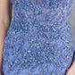 Plunging Neckline Leg Slit Mermaid Party Dress by Cinderella Couture USA AS8241J