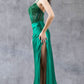Beaded Satin Sweetheart Neckline Party Dress by Cinderella Couture USA AS8247J