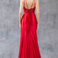 Beaded Satin Sweetheart Neckline Party Dress by Cinderella Couture USA AS8247J