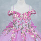 Lace Off Shoulder A-Line Girl Communion Dress by Cinderella Couture USA AS8260