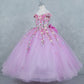 Lace Off Shoulder A-Line Girl Communion Dress by Cinderella Couture USA AS8260