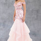 Off Shoulder Mermaid Party Dress by Cinderella Couture USA AS8274J
