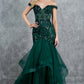 Off Shoulder Mermaid Party Dress by Cinderella Couture USA AS8274J