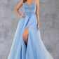 Glitter Beadwork A-Line Party Dress by Cinderella Couture USA AS8275J