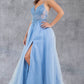 Glitter Beadwork A-Line Party Dress by Cinderella Couture USA AS8275J