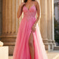 Open Back V-Neckline A-Line Party Dress by Cinderella Couture USA AS8275J