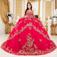 Two Tone with Tail Quinceanera Dress by Cinderella Couture USA AS8310J