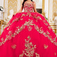 Two Tone with Tail Quinceanera Dress by Cinderella Couture USA AS8310J