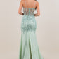Spaghetti Straps High Side Slit Dress by Cinderella Couture USA AS8329J