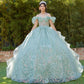 Super Long Off Shoulder Quinceanera Dress by Cinderella Couture USA AS8330J