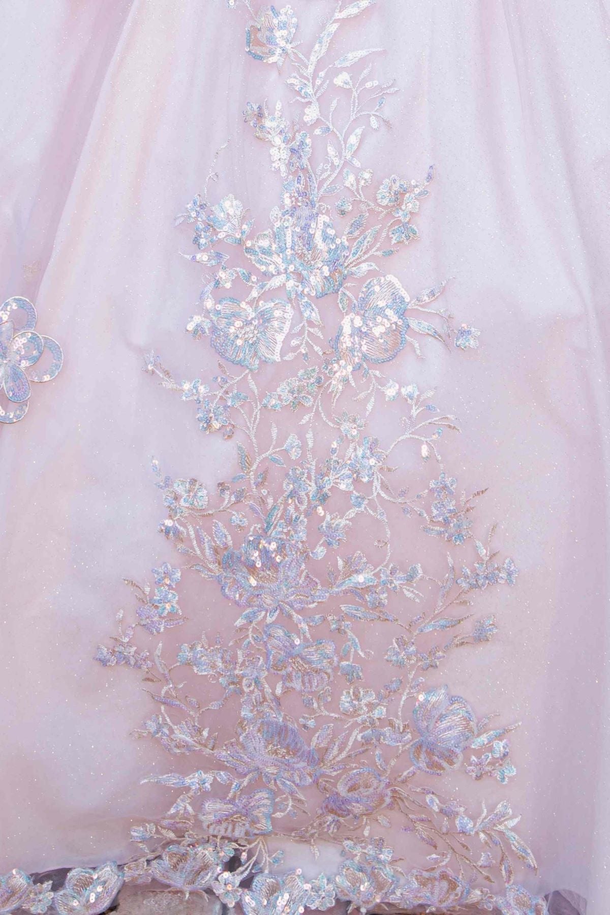 Floral Appliques Off Shoulder Quinceanera Dress by Cinderella Couture USA AS8370J