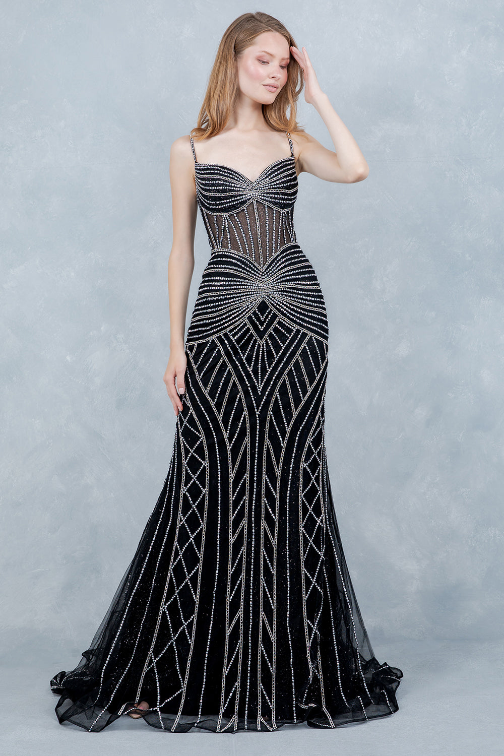Sweetheart Neckline Mermaid Dress by Cinderella Couture USA AS8376J