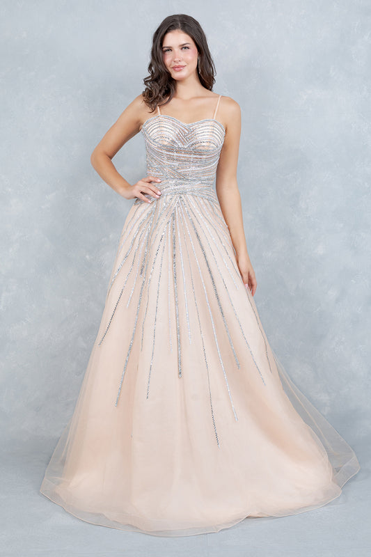 Sweetheart Neckline A-Line Dress by Cinderella Couture USA AS8569J