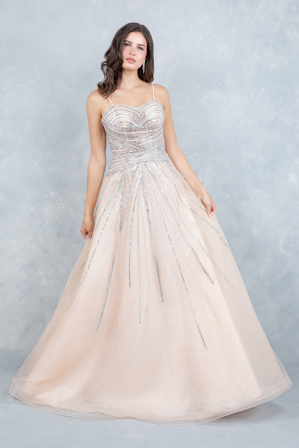 Sweetheart Neckline A-Line Dress by Cinderella Couture USA AS8569J