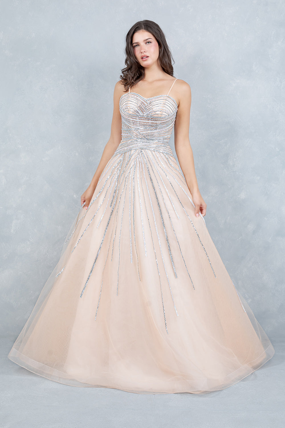 Sweetheart Neckline A-Line Dress by Cinderella Couture USA AS8569J
