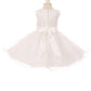 Embroidered Sequins Glittered Tulle Baby Dress by Cinderella Couture USA AS9052B