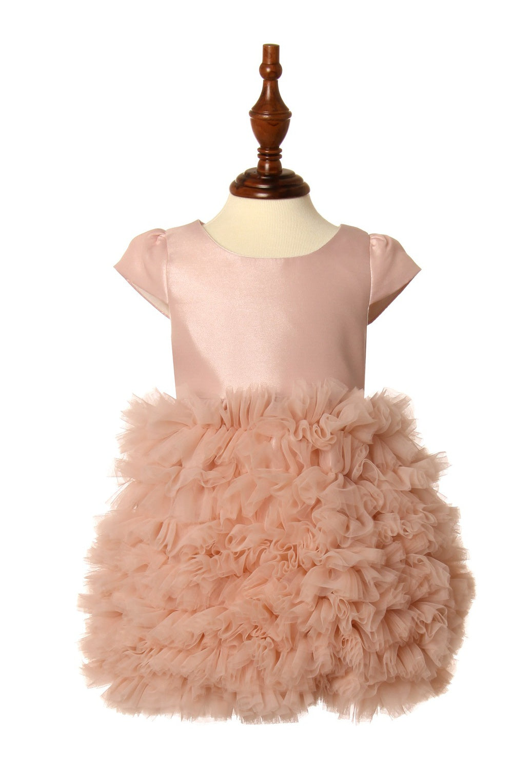 Elegant Cute Ruffled Bubble Baby Dress by Cinderella Couture USA AS9116B