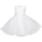 Floral Bodice Lace Girl Dress by Cinderella Couture USA AS9122