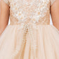 Sequin Cap Sleeve Flower Girl Dress by Cinderella Couture USA AS9123