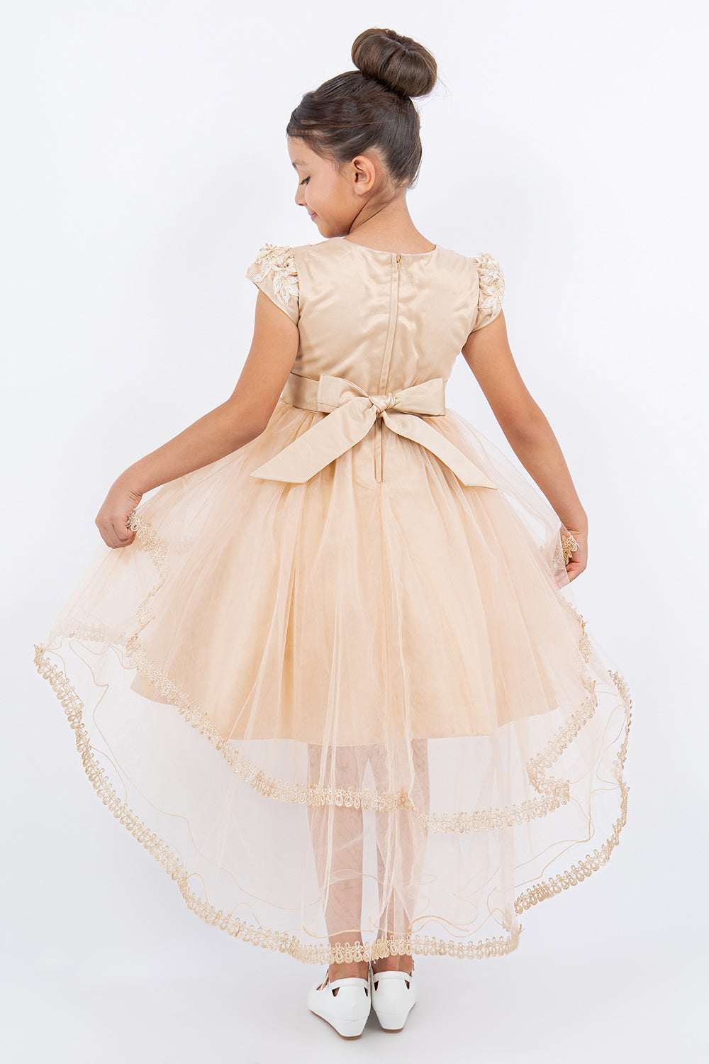 Sequin Cap Sleeve Flower Girl Dress by Cinderella Couture USA AS9123