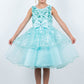 Sleeveless Sequin Layered Girl Party Dress by Cinderella Couture USA AS9131