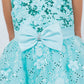 Sleeveless Sequin Layered Girl Party Dress by Cinderella Couture USA AS9131