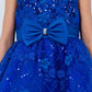 Sleeveless Sequin Layered Girl Party Dress by Cinderella Couture USA AS9131
