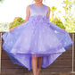 Embroidery Lace Sleeveless Flower Girl Dress by Cinderella Couture USA AS9135