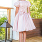 Beautiful Cap Puff Sleeve Flower Girl Dress by Cinderella Couture USA AS9143