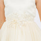 Elegant Sleeveless Satin Tulle Flower Girl Dress by Cinderella Couture USA AS9145