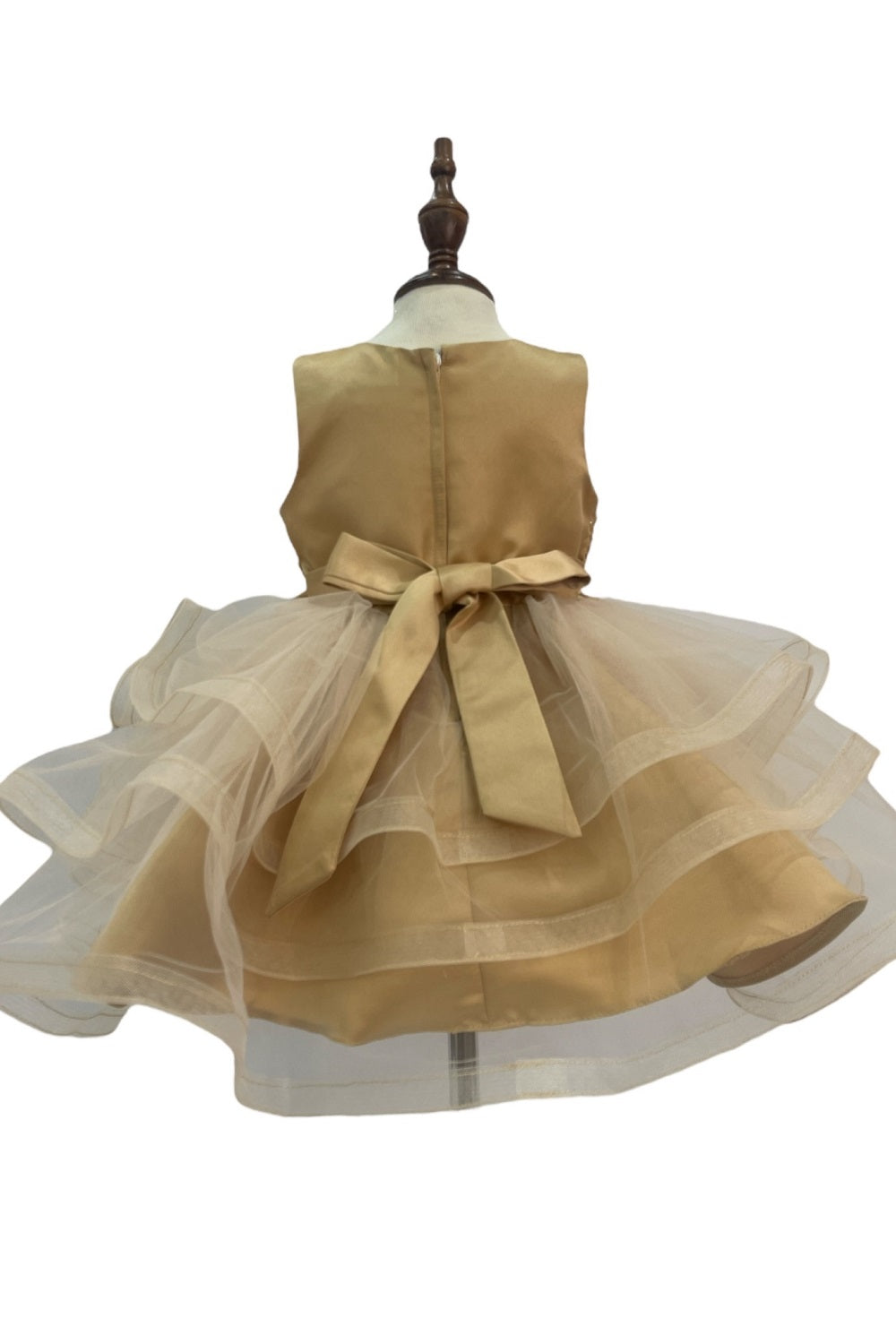 Butterfly Sequin Layered Tulle Baby Dress by Cinderella Couture USA AS9149B