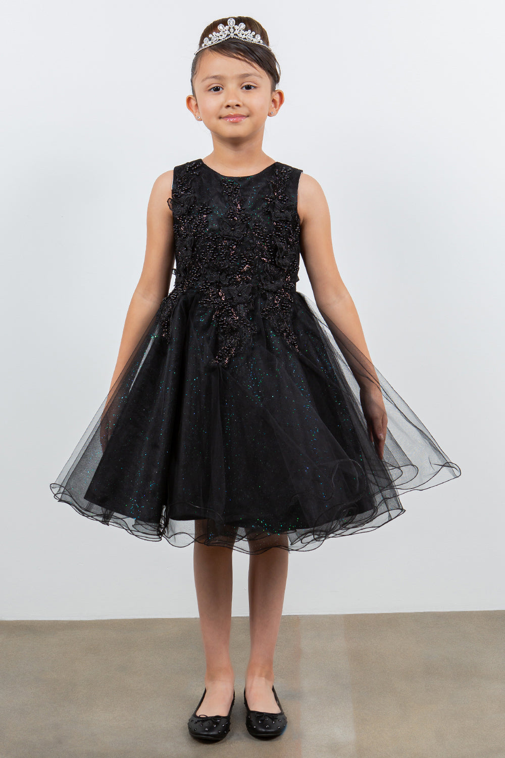 Party / Flower Girl Dress (9150) Black / 4