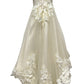 Beautiful Illusion Tulle Flower Girl Dress by Cinderella Couture USA AS9153