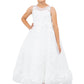 Beautiful Illusion Tulle Flower Girl Dress by Cinderella Couture USA AS9153