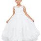 Beautiful Illusion Tulle Flower Girl Dress by Cinderella Couture USA AS9153