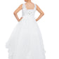 Beautiful Illusion Tulle Flower Girl Dress by Cinderella Couture USA AS9153