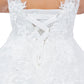 Beautiful Illusion Tulle Flower Girl Dress by Cinderella Couture USA AS9153