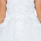 Beautiful Illusion Tulle Flower Girl Dress by Cinderella Couture USA AS9153