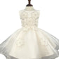Satin Daisy Sequin Tulle Baby Dress by Cinderella Couture USA AS9154B